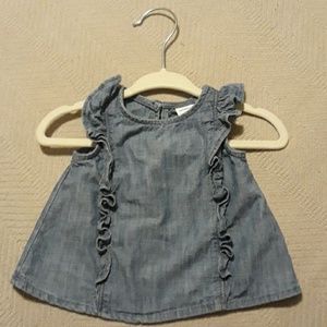 Old Navy 0-3m Chambray Tunic top